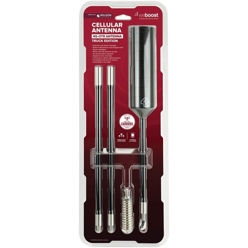 weBoost 311229 4G-OTR Trucker Edition Antenna, 17"