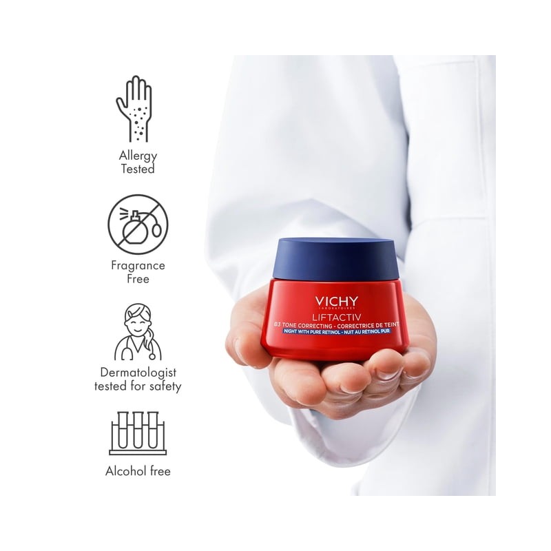 Crema Vichy Liftactiv Retinol Cra Noche Correctora de Tono 50