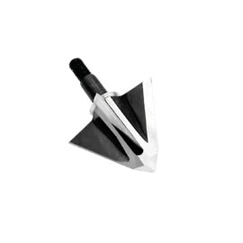 Vantage Point Archery VPA 1 1/16" 2 Blade 150 Grain Left Omega Single Bevel with Bleeders Broadhead, Screw-in, S7 Premium Tool Steel 56-58 Rockwell, 3 Pack, Made in The USA