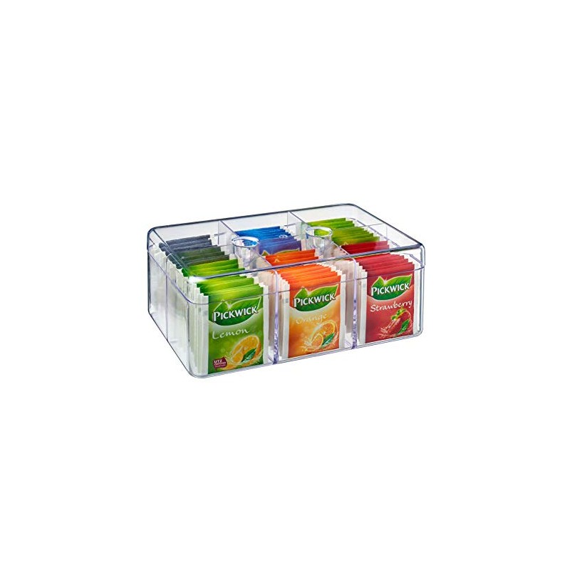 MEPAL, STORA Rectangular Tea Box for Elegant Tea Bag Storage,