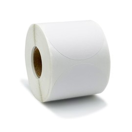 Hcode 2 Inches Circle Color Dot Direct Thermal Labels Blank Shipping Address Labels 500Pcs/Roll (Waterproof, Oil-Proof & Tear-Resistant) Compatible with Rollo & Zebra Desktop Printers