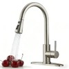 Kitchen Faucet with Pull Down Sprayer, Modern Single Handle Pull