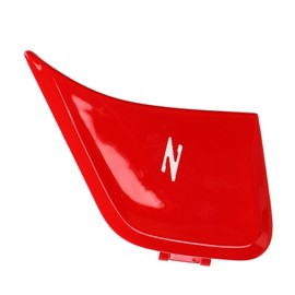 Steering Wheel Z Button Cover Trim Sticker Replacement for Corvette C8 2020 to Present (Red)