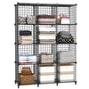 AWTATOS Wire Cube Storage Organizer, Closet Organizers and Storage, Metal