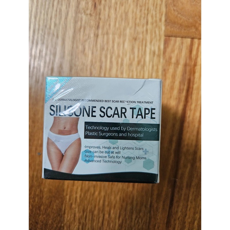 Pumkot Silicone Scar Tape Roll 1.6"x120" Surgical Scars Keloid Burn