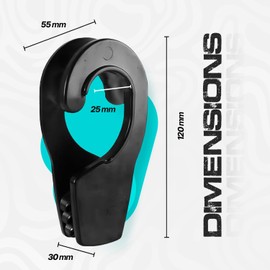 'Hang Tight' Boat Fender Hangers (2-Pack) - Secure & Easy Fender Hangers for Rails & Cleats