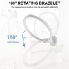 SetSail Towel Holder for Bathroom Wall Screw-in White Towel Ring