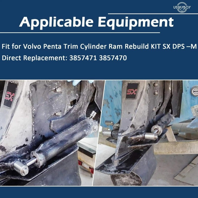 YMT For Volvo Penta Trim Cylinder Ram Rebuild KIT SX