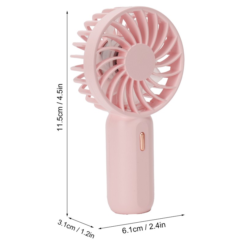 Portable Handheld Fan USB Rechargeable Enhanced Wind Small Fan for