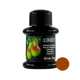 De Atramentis Pear Scented/Brown Premium Handmade Fountain Pen Bottle Ink