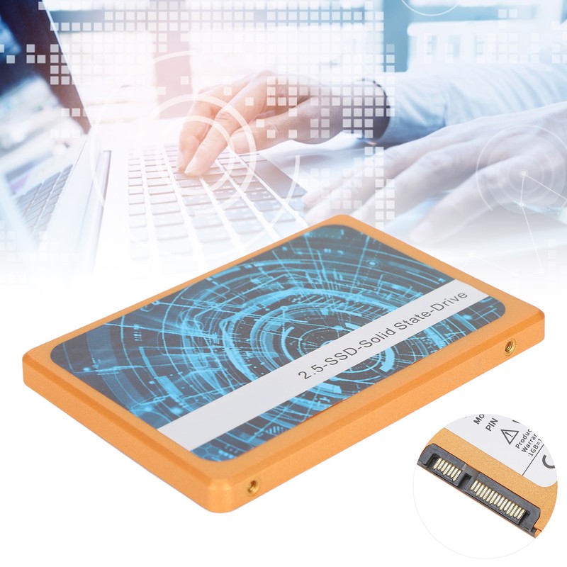 BU KING 2.5inch SSD Golden High Speed Plastic Hard Drive