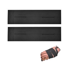 badbowl Baseball Glove Strap Glove Holder Baseball 2pcs/4pcs Grab Holder High Elasticity Baseball Glove Band Durable Baseball Glove Retention Belt Repeated Use Gloves Mold (A, Black)