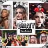 Day of the Dead Flower Headband Light Up Halloween Headbands