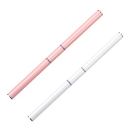 Miaija 2Pieces Rhinestone Picker Tool Double-Headed Pink and White Rhinestones Applicator Nail Art Pick up Tool for Women Manicure Gem Crystal DIY