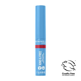 Rimmel London - Kind & Free Tinted Lip Balm, Hydrating, Lightweight, Vegan Formula - Turbo Red - 005