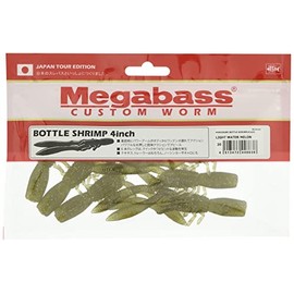 メガバス(Megabass) ワーム ワーム 本仕込 BOTTLE SHRIMP(ボトルシュリンプ)(4inch) ライトウォーターメロン 38407
