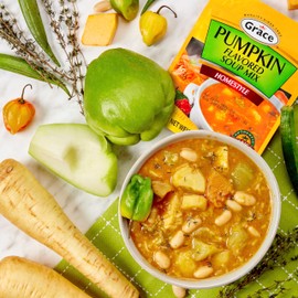 Grace Pumpkin Flavored Soup Mix 1.59oz - 12 Pack Homestyle Jamaican Pumpkin Mix