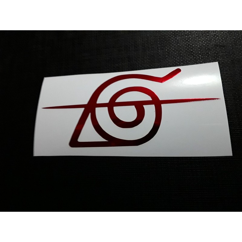 Naruto Itachi's Scratched Head Band Symbol Sticker Vinyl Decal Waterproof