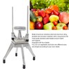 Commercial Vegetable Chopper with Replacement Blades, Stainless Steel French Fry