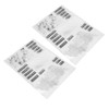 2Pcs Clear Stamp English Words Pattern Clear Safe Reusable TPR