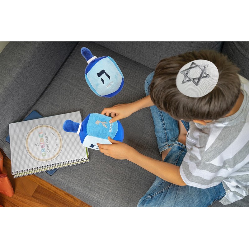 The Dreidel Company Hanukkah Giant Pillow Plush Stuffed Dreidel (Plush