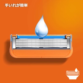 Ligefoy Compatible Fusion Replacement Blade for Gillette Razor, Replacement Blade, Shave, Manual Razor, 8 Pieces, Replacement