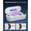 KUNPHY Ultrasonic Jewelry Cleaner, 400ml Sonic Cleaner for Rings, Glasses