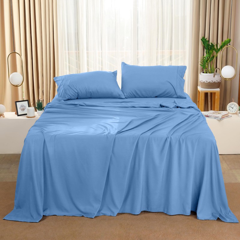 Utopia Bedding Full Sheet Set – 4 Piece Bed Sheets