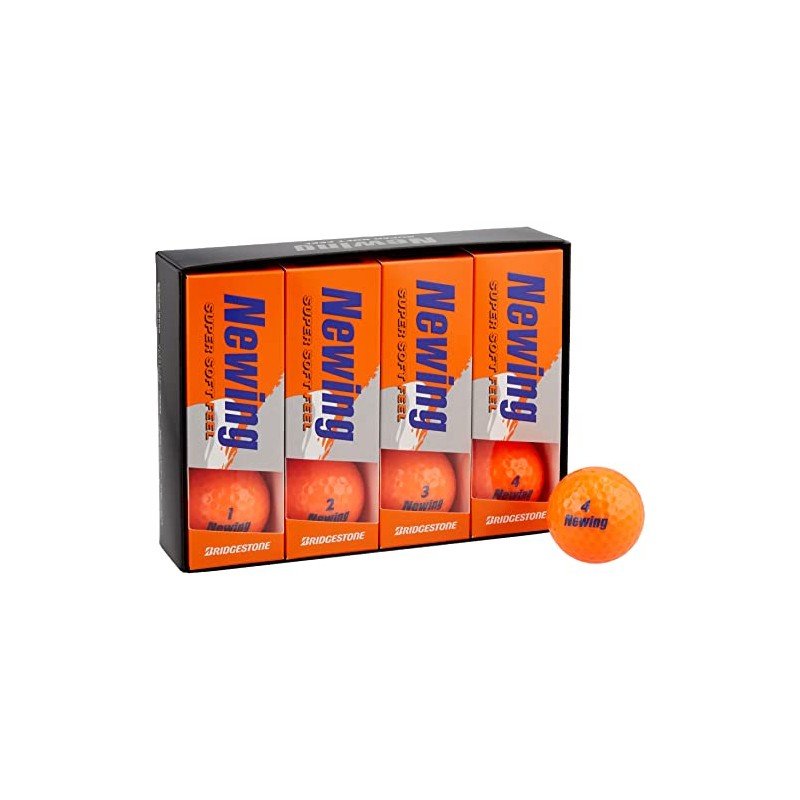 BRIDGESTONE NCOX Super Orange Gradient Soft Core Golf Ball Newing