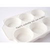 Mud Pie Circa Muffin Tray and Spatula Set, White, 12"