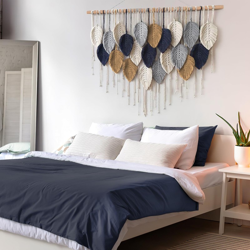 Weldomcor Large Wall Hanging Tapestry, Boho Macrame Woven Handmade Tassel