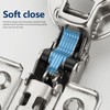 Ravinte 30 Pack 15 Pairs European Kitchen Cabinet Hinges Soft