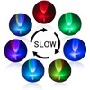 100pcs 5mm RGB Multicolor Slow Flashing LED Diode, Multi-Color Blinking