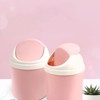 Sicheii 2Pcs Desktop Trash Can with Swing Lid & 120
