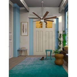 Ciata Ceiling Fan Extension Rod, Ceiling Fan Downrod, 24 Inch long Extension Downrod for Ceiling Fans, 1/2” Inside Diameter with Tapered threaded ends, Brushed Nickel Finish