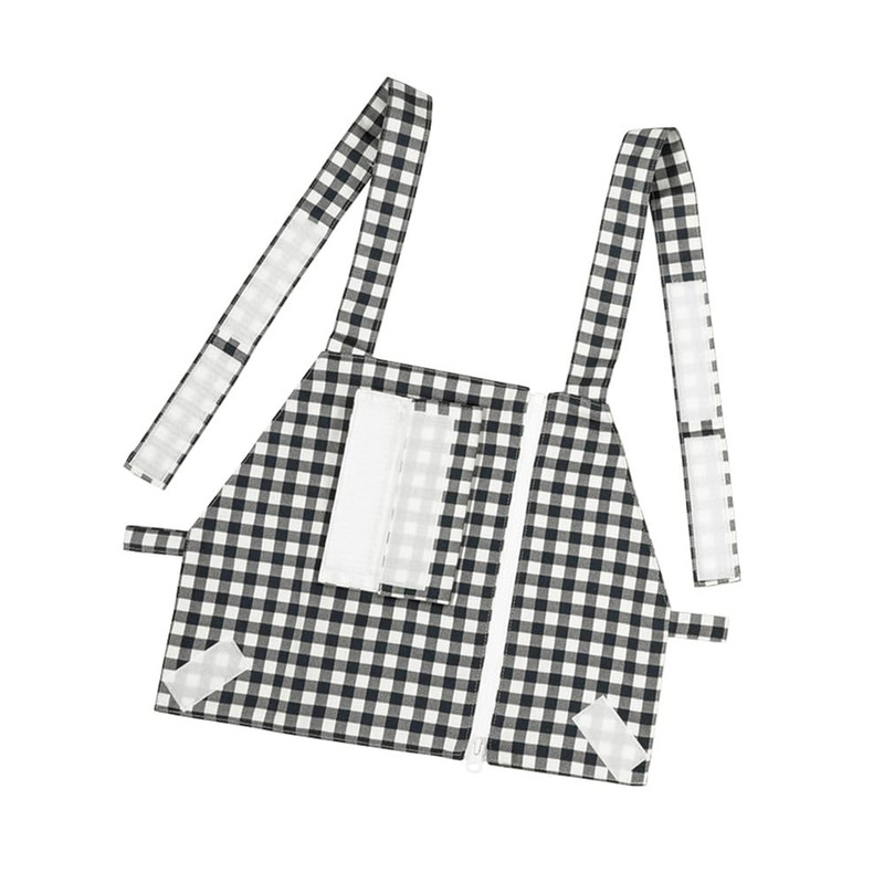 Azuwan 7-8013-11 Oxygen Inhalation Apron, Chie Plon, For Children, Blue,
