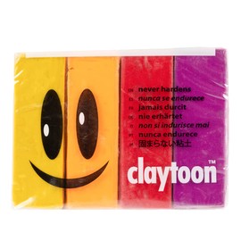 Van Aken Claytoon Modeling Clay 1 lb (Four 4-oz Bars) – Use for Claymation, Models, and Stop Motion (Hot)