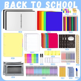 2 Set Back to School Supplies Kit for High School Student Bulk Back to School Essentials Includes Notebook Markers Pencil and Much More School Supplies Students Inspirational Gifts for Students