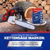 GARLAVIE Set of 3 Chainsaw Chains 10 cm - 1/4