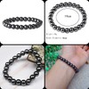 4 Pcs Leather Studded Bracelets for Women, Mens Spiked Punk