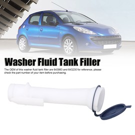 Peugeot 206 F 3003 527 Water Tank Replacement, Filling Pipe for Windscreen Washer, Inlet Pipe for Windscreen Washer Container 643983 Replacement for 206 207 206CC 207CC 607
