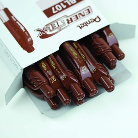Pentel EnerGel X Brown - Pack of 12