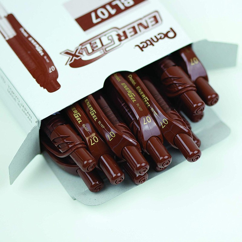 Pentel EnerGel X Brown - Pack of 12