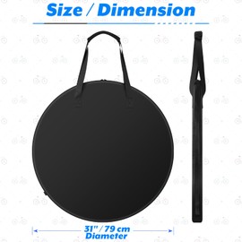 Cosmos Bicycle Bike Wheel Carry Case Bag, Waterproof Protective Travel Storage Bike Wheel Cover for Road Mountain Bike, Fits 26” to 29” Bike Wheel Size for Handle & Shoulder Carrying