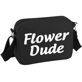 JTOUK Best Man Antragsgeschenk Junggesellenabschied Geschenk Flower Dude Crossbody Tasche für Trauzeugen, Flower Dude Hkb EU