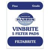 Harris FiltaBrite Filter Pads 5-Pack Use with Harris Vinbrite MK3