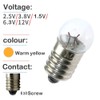 MEETOOT 10pcs E10 Mini Light Bulbs 1.5V 0.3A Physical Electrical