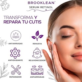 BROOKLEAN Sérum de Noche Retinol Puro. Serum Facial Anti-arrugas