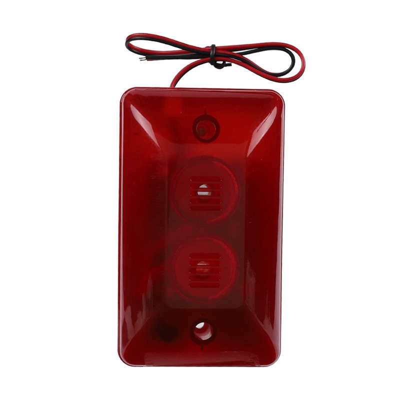Wired Flash Siren, 12 V 15 W Protective Alarm System,