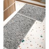 YIHOUSE Bathroom Rugs Sets 2 Pieces, Ultra Thin Non Slip